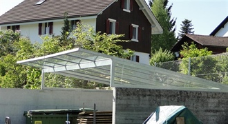 Glasdächer und Vordächer